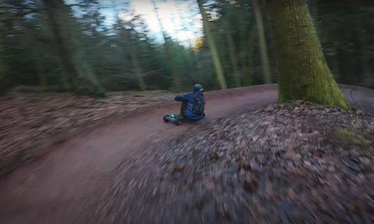 MBS AGENT Electric Mountainboard takes on FOD Bike Park