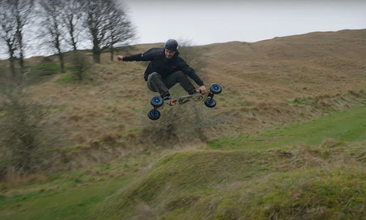 Winter Mountainboarding in the UK