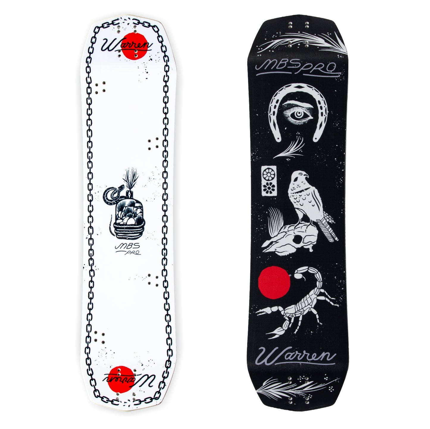 MBS Pro Warren III Mountainboard Deck