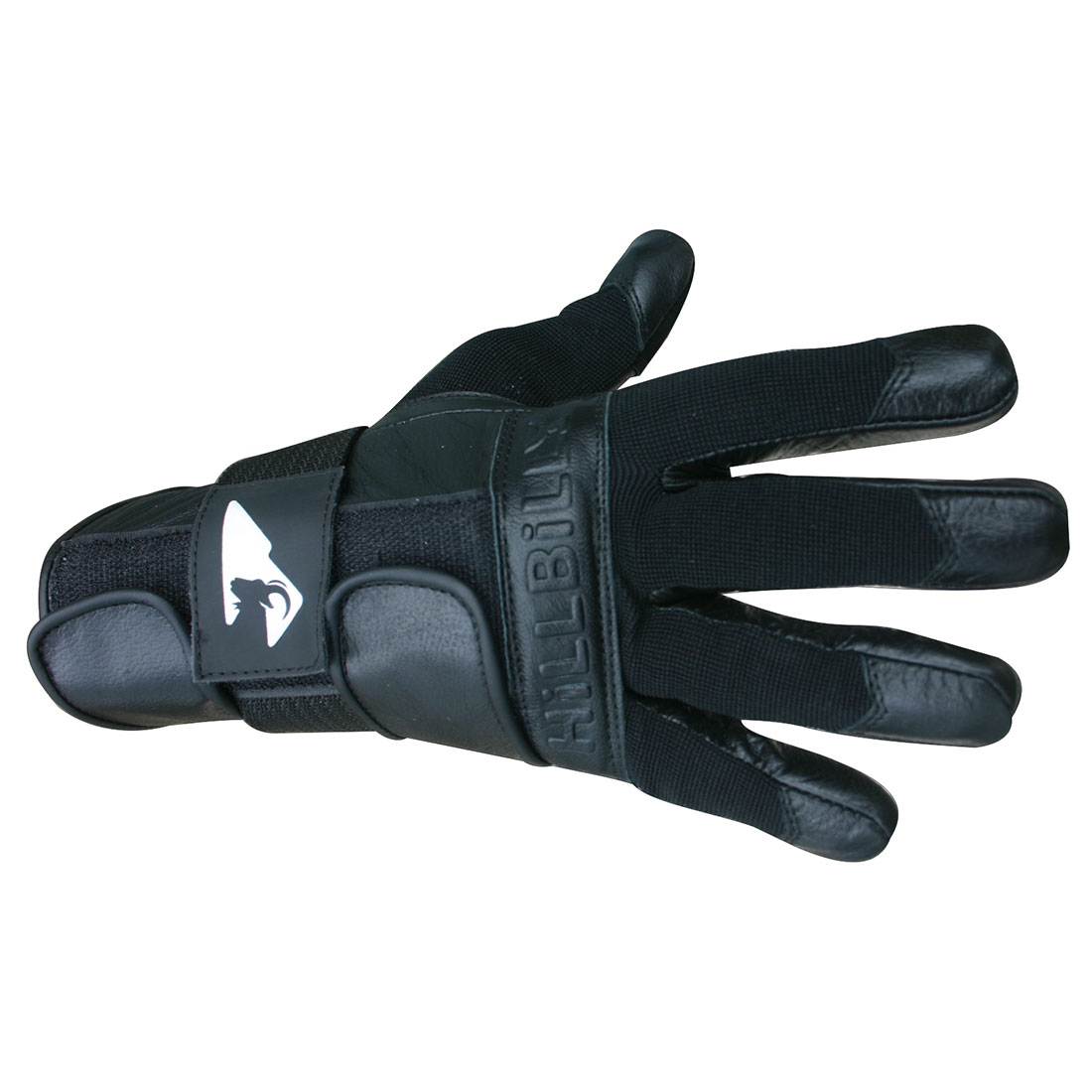 Hillbilly Wrist Guard Glove Full Finger Black