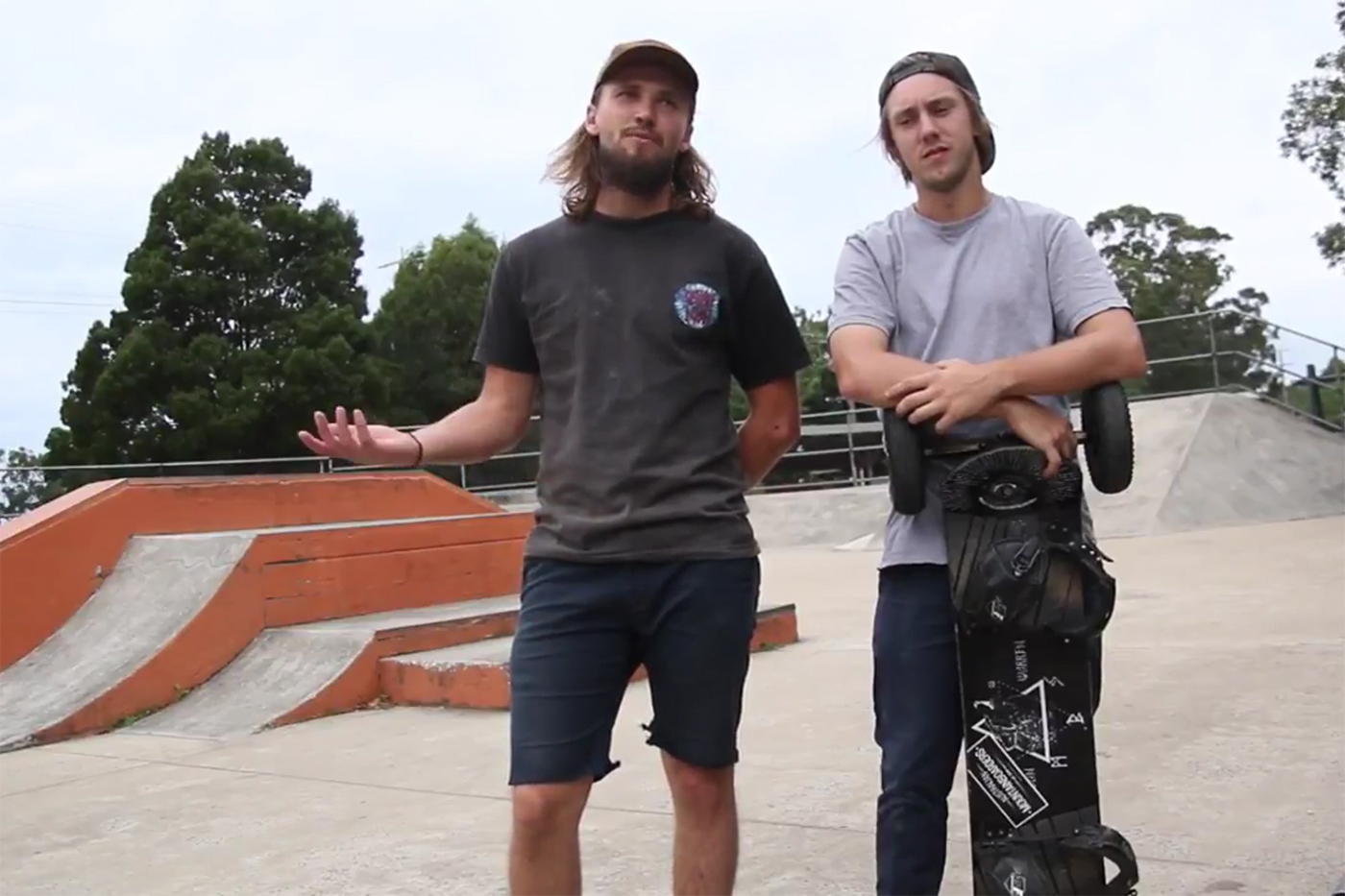 HOW TO MOUNTAINBOARD AT THE SKATEPARK